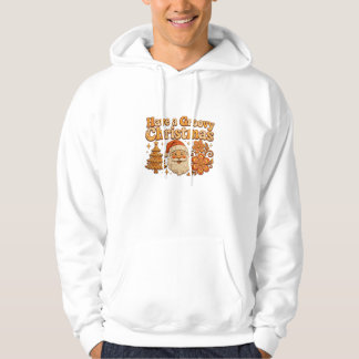 Veste À Capuche Avoir un Noël Groovy T-Shirt Rétro Santa