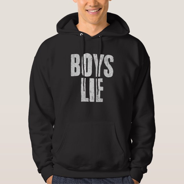 Veste À Capuche Awesome Boys Lie Emotional Sarcasm A Relationship  (Devant)