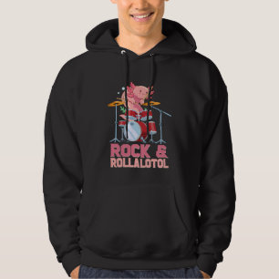 Veste À Capuche Axolotl Jouant Du Tambour Tambours & Joueurs De T