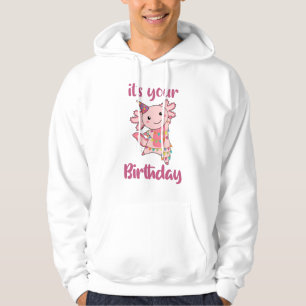 Veste À Capuche Axolotl Vous Souhaite Bon Anniversaire Axolotls