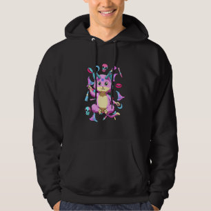 Veste À Capuche Baby Baphomet Chat Pastel Goth Et Nu Goth