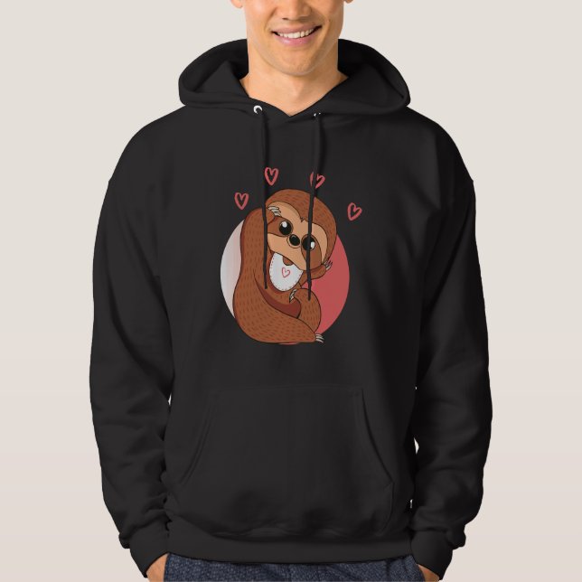 Veste À Capuche Baby Sloth Love (Devant)