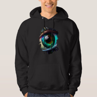 Veste À Capuche Backprint rainbow eye the beauty in the dark