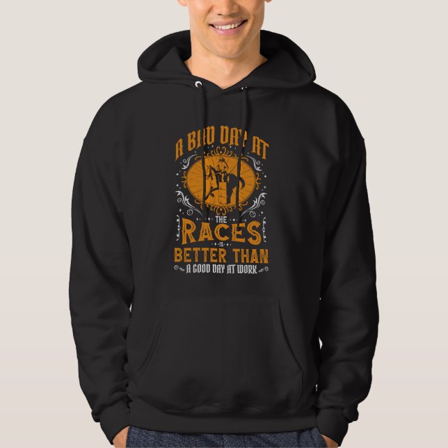 Veste À Capuche Bad Day Racing Beats Good Day Working — (Devant)