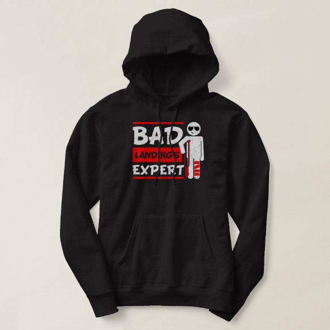 Veste À Capuche Bad Landings Expert Broken Bones Foot Blessure R (Design devant)