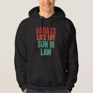 Veste À Capuche Badass Comme Mon Fils En Droit Amusant Famille Fêt