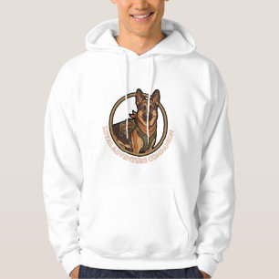 Veste À Capuche Badge d'aventure du Berger Allemand Vintage - Comp