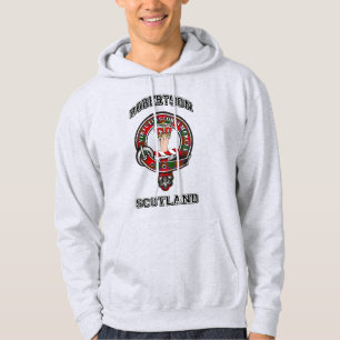Veste À Capuche Badge de clan Robertson tartan de style athlétique