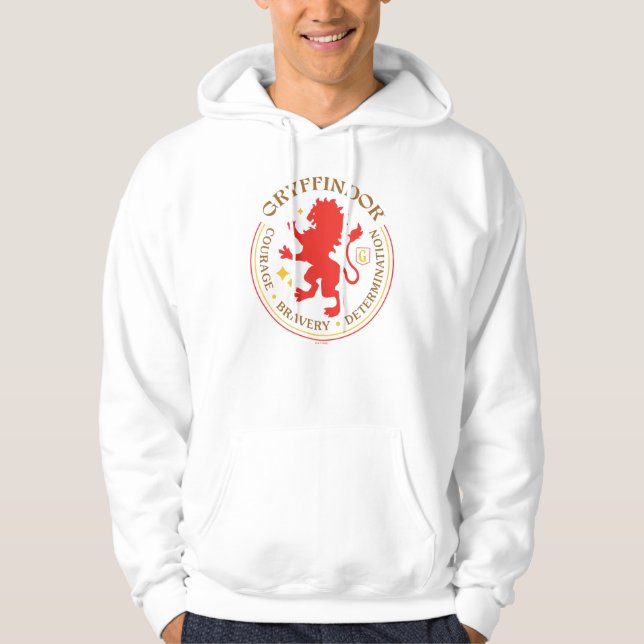 Veste À Capuche Badge de fierté de la maison GRYFFINDOR™ Lion Roug (Devant)