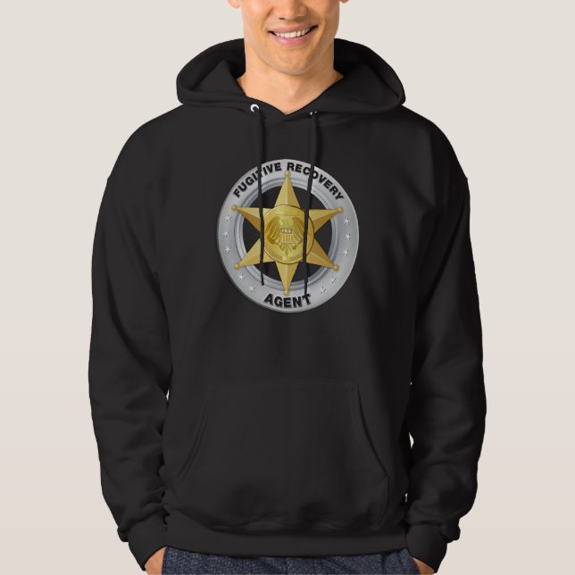 VESTE À CAPUCHE BADGE DE L'AGENT DE RÉCUPÉRATION FUGITIVE (Devant)