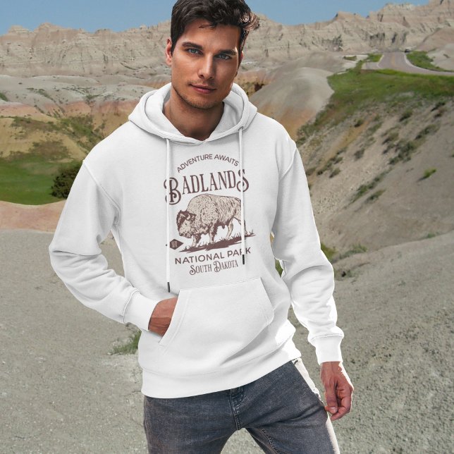 Veste À Capuche Badlands National Park South Dakota (Créateur téléchargé)