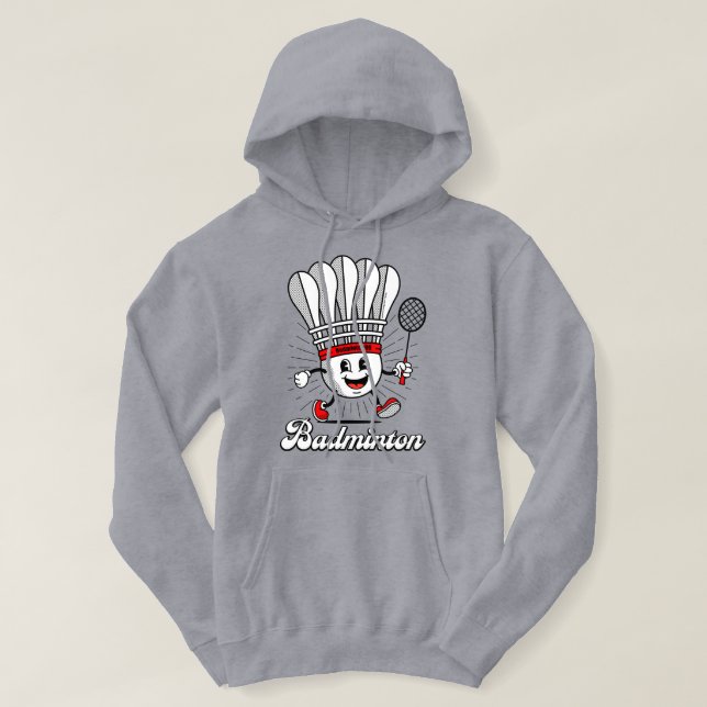 Veste À Capuche Badminton Mascot Classic (Design devant)