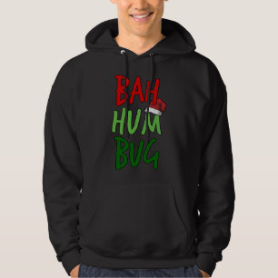 Veste À Capuche Bah Humbug Noël Père Noël Anti-Noël