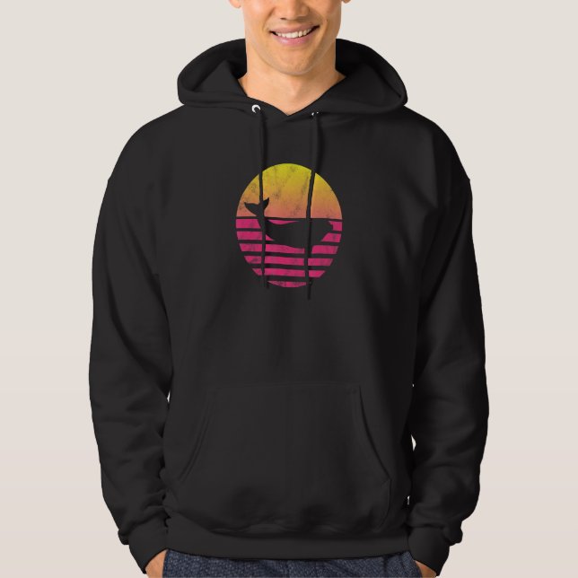 Veste À Capuche Baleine béluga classique (Devant)