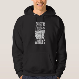 Veste À Capuche Baleine bleue Grotte à bosse Baleines Citations Ri