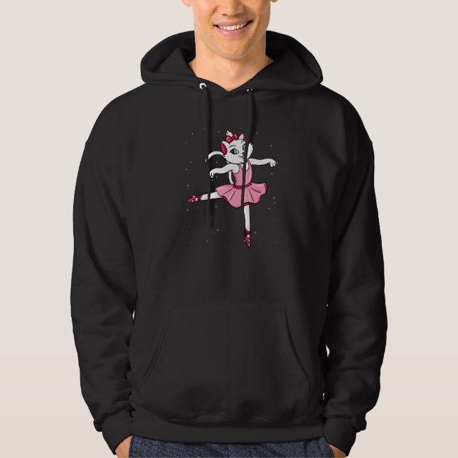 Veste À Capuche Ballerina Ballet Chat Danseur Danseuse (Devant)