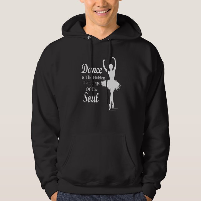 Veste À Capuche Ballet Ballerina Danse est le langage caché de l (Devant)