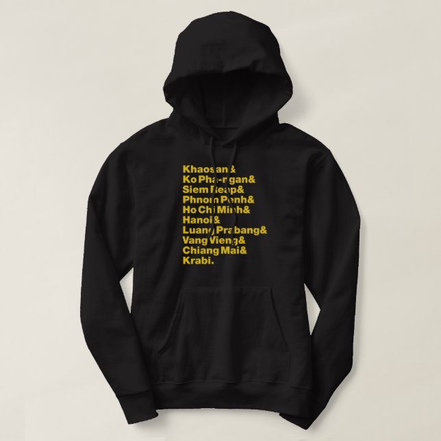 Veste À Capuche Banana Pancake Trail / Circuit (Design devant)