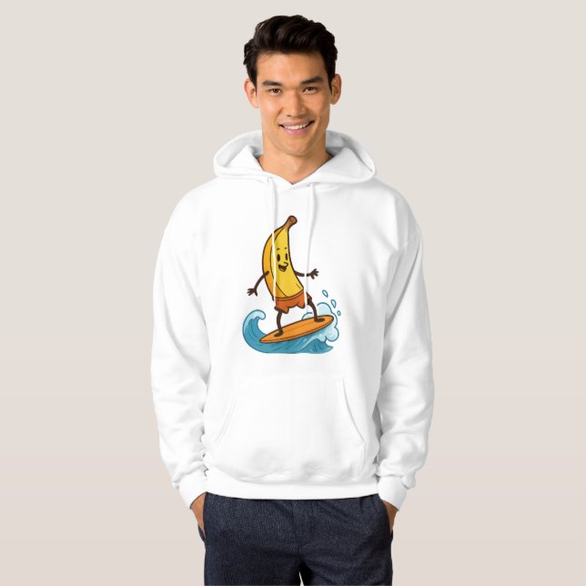 Veste À Capuche Banana Surfer (Devant entier)