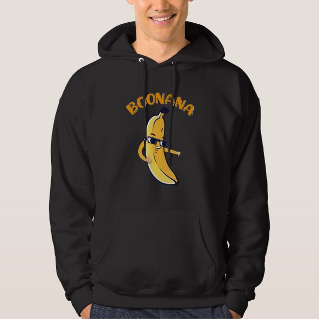 Veste À Capuche Banane de jeu de mots sur les fruits (Devant)
