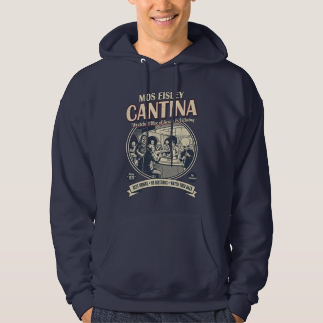 Veste À Capuche Bar Cantina Rétro de Mos Eisley (Devant)