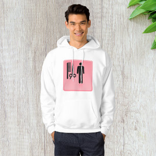 Veste À Capuche Barber Shop Icon Haircut Comb et ciseaux