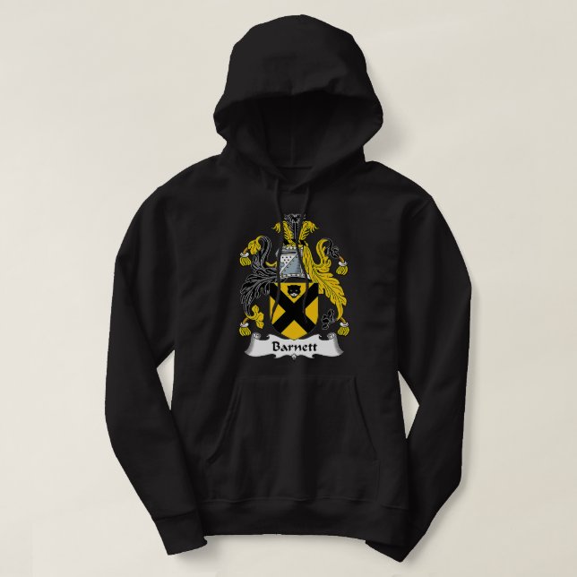 Veste À Capuche Barnett Coat of Arms  Family Crest Premium   (Design devant)