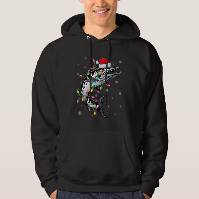 Veste À Capuche Barracuda Poissons Flammes Reindeer Barracuda Ch (Devant)