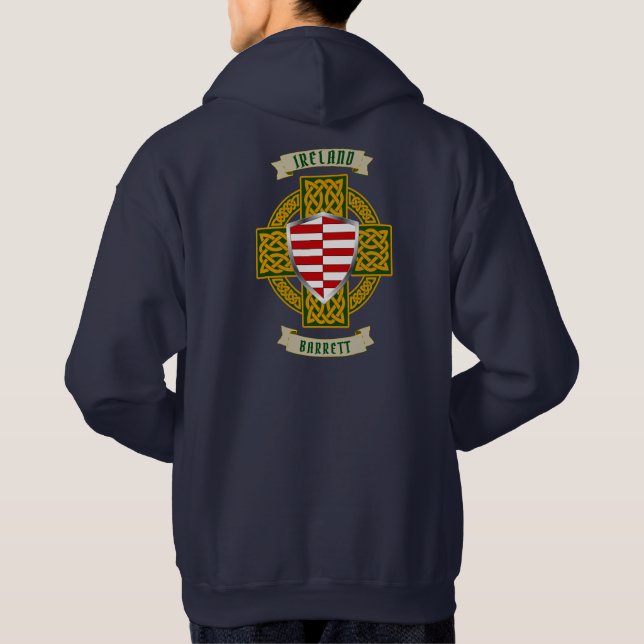 Veste À Capuche Barrett Irish Shield & Celtic Cross (Dos)