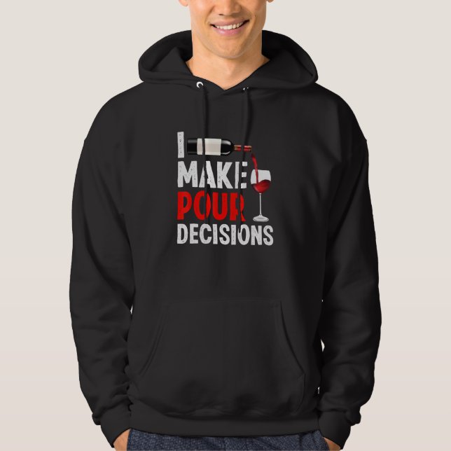 Veste À Capuche Bartender I Make Pour Decision Bartending Mixologi (Devant)