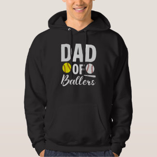 Veste À Capuche Baseball Saying  Dad of Ballers