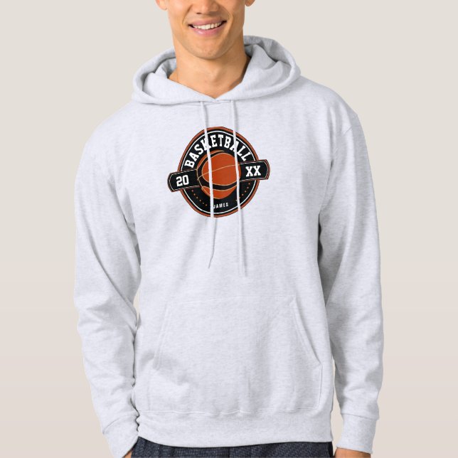 Veste À Capuche Basket-ball - Esprit scolaire (Devant)
