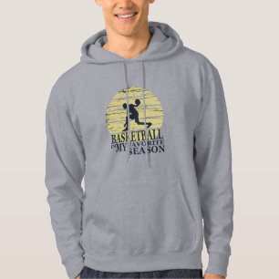 Veste À Capuche basket-ball ma saison préférée rétro coucher de so
