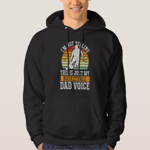 Veste À Capuche Basket-ball papa Voice Basketball entraîneur Papa