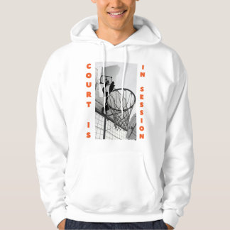 Veste À Capuche Basketball hoody with front and back quote   