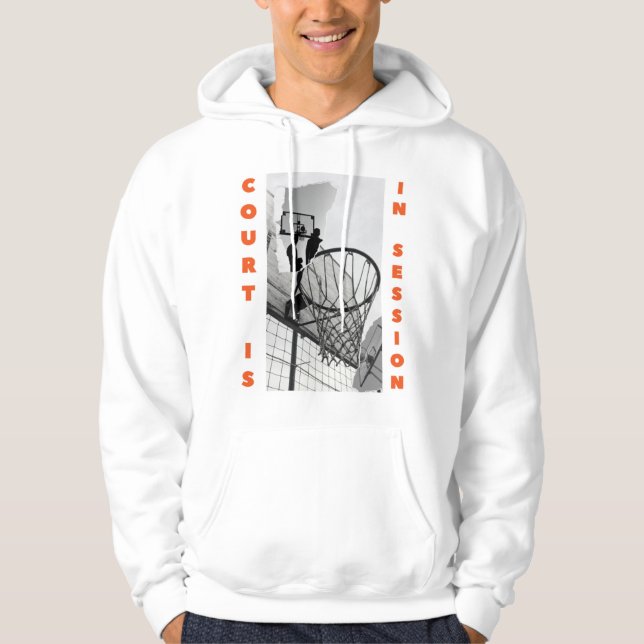 Veste À Capuche Basketball hoody with front and back quote    (Devant)