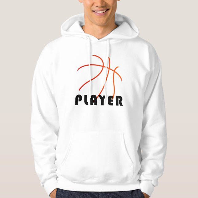 Veste À Capuche Basketball Player | Mimimal Modern Design (Devant)