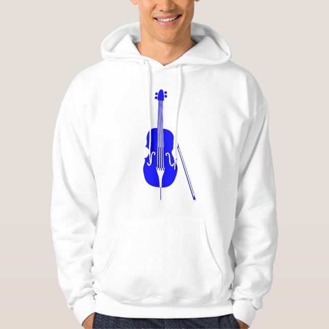 Veste À Capuche Basse double - Bleu (Devant)