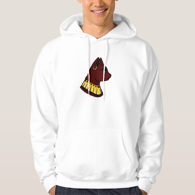 Veste À Capuche Bastet 49 - Déesse égyptienne (Devant)