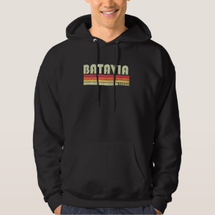 Veste À Capuche Batavia Il Illinois Funny City Accueil Racines Ret