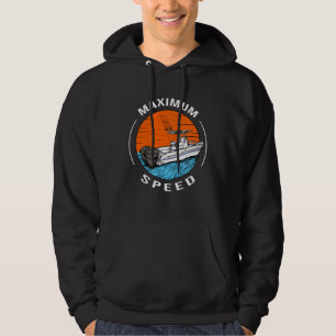 Veste À Capuche Bateau de course en bateau de vitesse Capitaine de