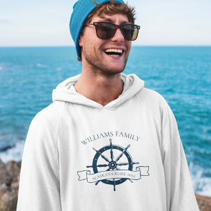 Veste À Capuche Bateau de croisière familiale sur mesure Vacances