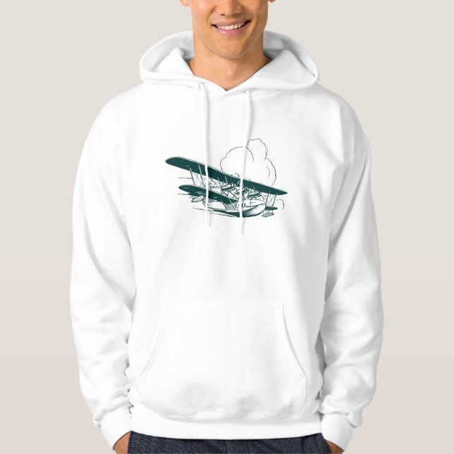 Veste À Capuche Bateau volant vintage (Devant)