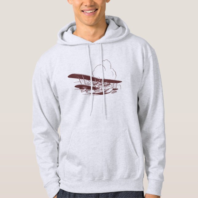 Veste À Capuche Bateau volant vintage (Devant)