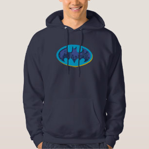 Veste À Capuche Batman Symbole de la ville d'Arkham