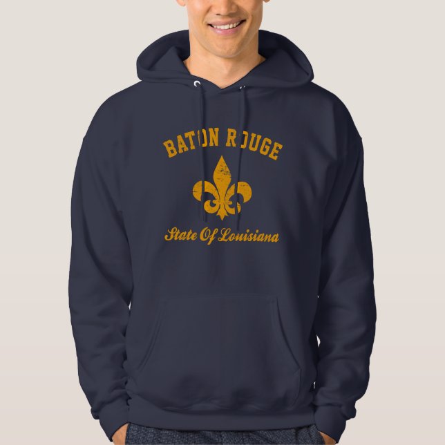 Veste À Capuche Baton Rouge Louisiane (Devant)