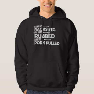 Veste À Capuche BBQ Barbecue Grillade Butt Porc Rubbed Pulm Pitm