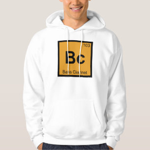 Veste À Capuche Bc - Musique de clarinette basse Chimie Tableau pé