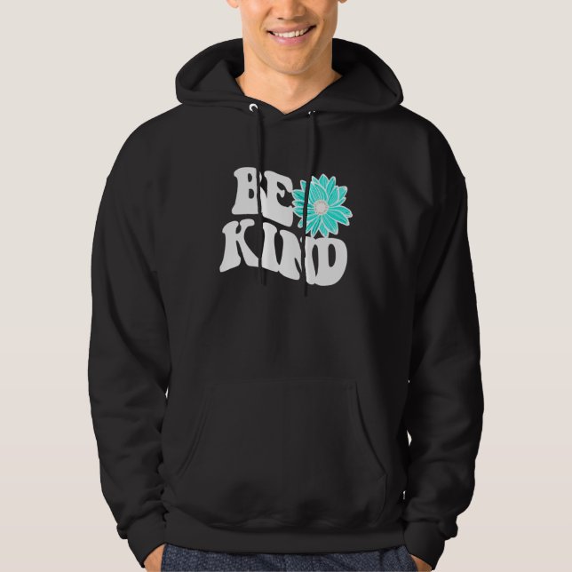 Veste À Capuche Be Kind  Love  Blessed  Grateful  Kindness  3 (Devant)