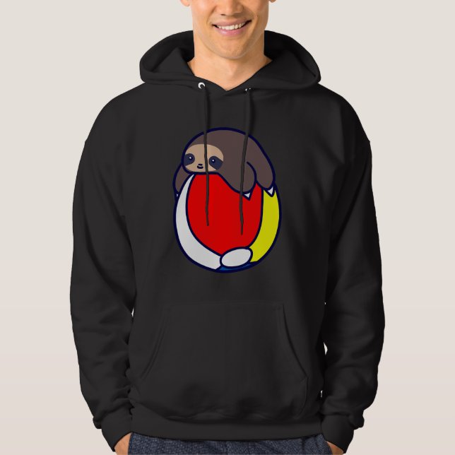 Veste À Capuche Beach Ball Sloth (Devant)